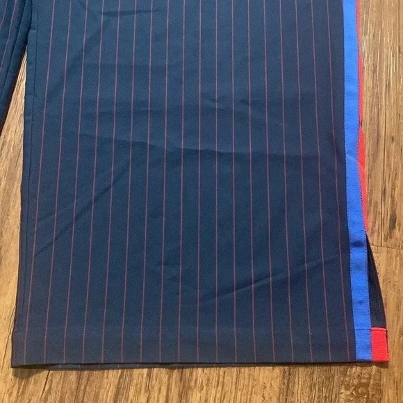 LA LIGNE X TARGET Pant Wide Leg Trousers Side Stripe Navy & Red Size 4X New - Picture 5 of 12